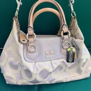 Genuine Coach pastel pink small purse
